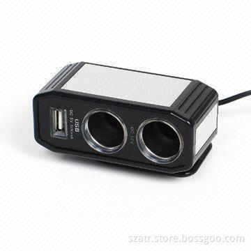 Twin Plug with Blue Light and USB